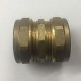 42mm Brass Compression Straight Coupling - 24404200