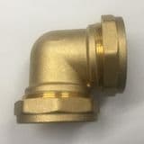 54mm Brass Compression Elbow Bend - 24445400