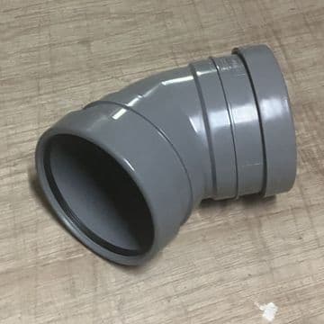 6 inch / 160mm Soil Pipe 45 Degree Double Socket - 46000004