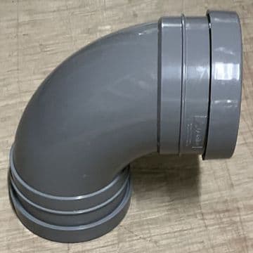 6 inch / 160mm Soil Pipe 90 Degree Double Socket - 46000007