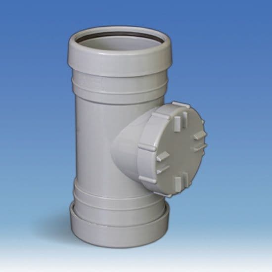 6 inch / 160mm Soil Pipe Access Coupling Grey - 46000001