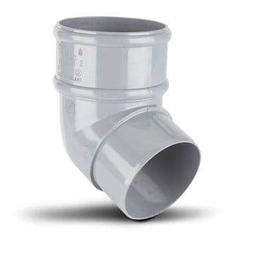 68mm Downpipe 112.5deg Offset Bend - Grey - 46PRR127