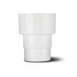 68mm Plastic to Cast Iron Downpipe Adapter White - 47PRR131