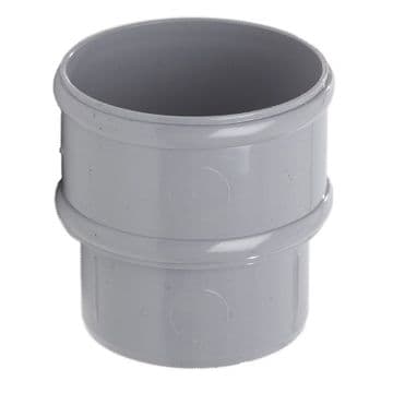 68mm Rainwater Downpipe Connector - Grey - 46PRR125