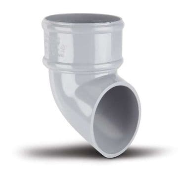 68mm Rainwater Downpipe Shoe - Grey - 46RR1128