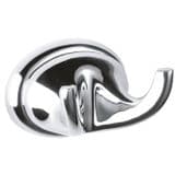 900 Chrome Brass Double Robe Hook - 01000029