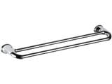 900 Chrome Brass Double Towel Rail Long 60cm - 01000037