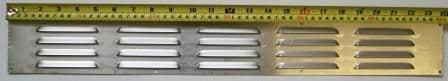 Aluminium Internal Ventilator Grill 610mm x 76mm - 70000960