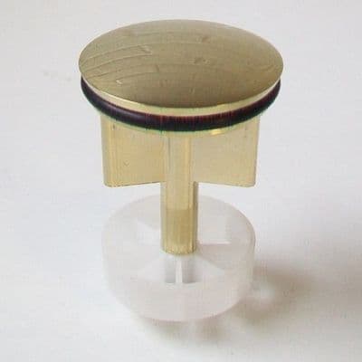 Antique Gold Effect Replacement Basin Pop up Plug with Shuttle
