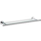 Arte Modern Chrome and Glass Bathroom Shelf - 01000068