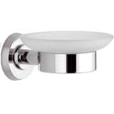 Arte Modern Chrome and Glass Soap Dish - 01000062