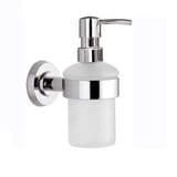 Arte Modern Chrome and Glass Soap Dispenser - 01000059