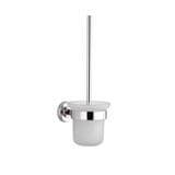 Arte Modern Chrome and Glass Toilet Brush Holder - 01000067