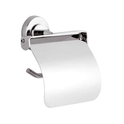 Arte Modern Chrome Toilet Roll Holder with Flap - 01000065