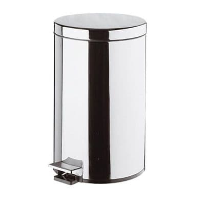 Bagno Large 12 Litre Pedal Operated Bin - 01073018
