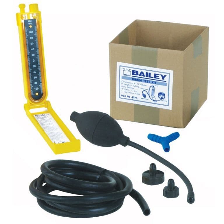 Bailey Drain Pipe Air Pressure Testing Kit - 65002550 - Plumbers Mate Ltd