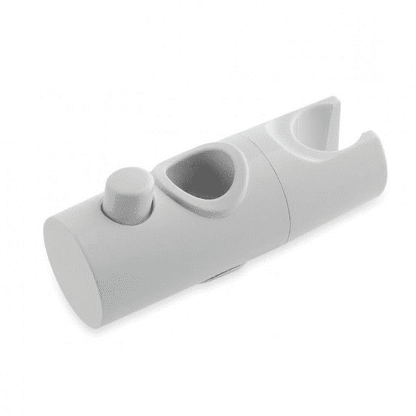 Bar Shower Rail Slider Bracket White 25mm