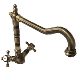 Baroq Brushed Brass Monobloc Sink Mixer - 58000085