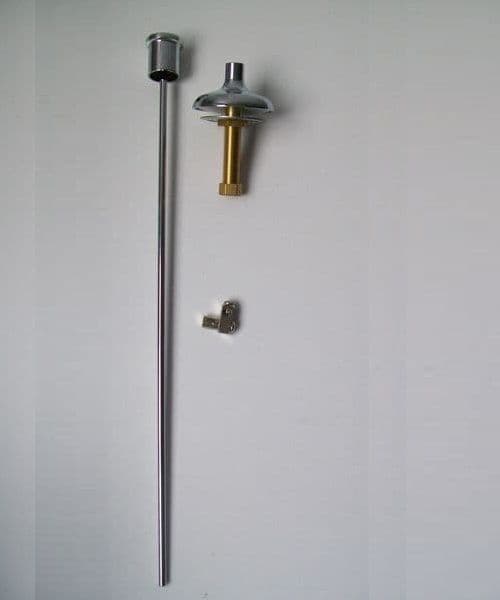 Basin / Bidet Pop Up Waste Chrome Rod and Flange - 72000196