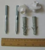 Basin Wall Mounting Bolt Fixing Kit 8mm x 110mm - 30000991