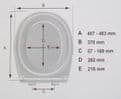 Bemis Turin Quiet White Toilet Seat Soft Close - 02015588
