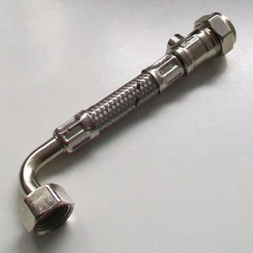 Bent Flexible Hose Connector 15mm Isolation 150mm - 54000541