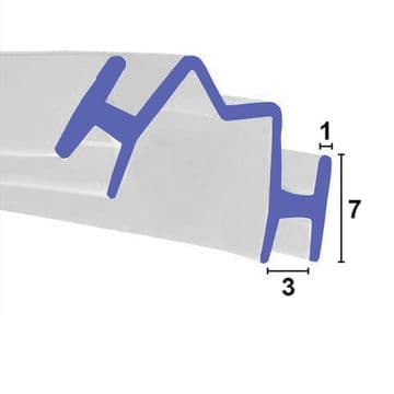 Bifold Shower Door / Bath Screen Folding Seal 2M - 50102872