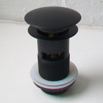 Black Domed Basin Clicker Waste Slotted - 74000484