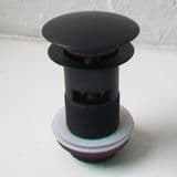 Black Domed Basin Clicker Waste Slotted - 74000484