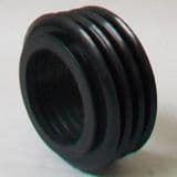 Black Internal Rubber Flush Pipe Cone - European - 08000698