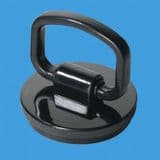 Black Pull D Ring Handle Bath and Kitchen Sink Plug - 74000952