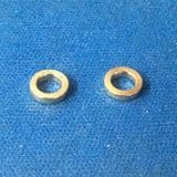 Brass 1mm Tap Cartridge / Valve Spline Spacer - PAIR - 62000028