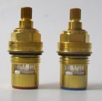 Brass 20 Spline Replacement Ceramic Disc Tap Cartridges - 620ST105