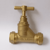 Brass 22mm Compression Stopcock - 07001610