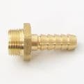 Brass 3/8 inch BSP Threaded Hose Tail - 07000103