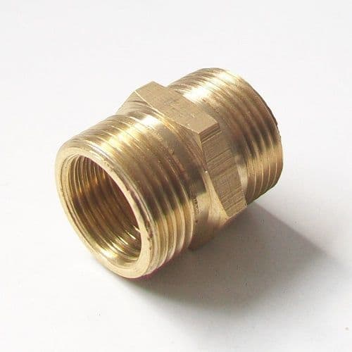Brass 5/8 inch BSP Hose Union Adapter Nipple - 58093068