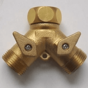 Brass Appliance Valve / Outside Tap Splitter with Valves - 54001320