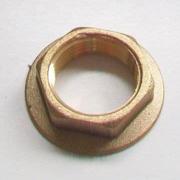 Brass Bath Tap Wide Flange 3/4in BSP Back Nut - 07000300