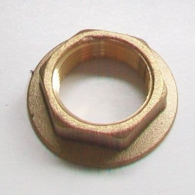 Brass Bath Tap Wide Flange 3/4in BSP Back Nut - 07000300