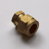Brass Compression 10mm Microbore Stop End Cap - 24371000