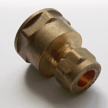 Brass Compression 10mm x 1/2 inch Female - 24411012