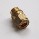 Brass Compression 10mm x 1/4 inch Male Iron - 24421000