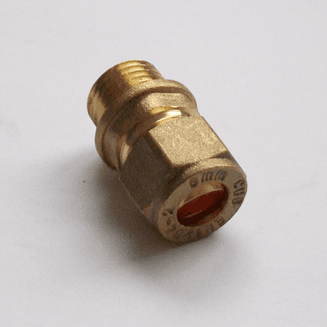 Brass Compression 10mm x 1/4 inch Male Iron - 24421000