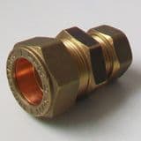 Brass Compression 20mm Blue MDPE Reducer 15mm - 18402015