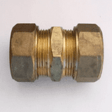 Brass Compression 20mm MDPE Alkathene Coupler - 18402000