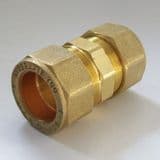 Brass Compression 25mm MDPE Alkathene Coupling - 18402500