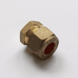 Brass Compression 8mm Microbore Stop End Cap - 24370800