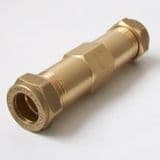 Brass Compression Long Slip Repair Coupling 15mm - 24901501
