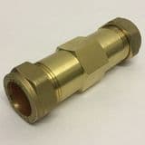 Brass Compression Long Slip Repair Coupling 22mm - 24902201
