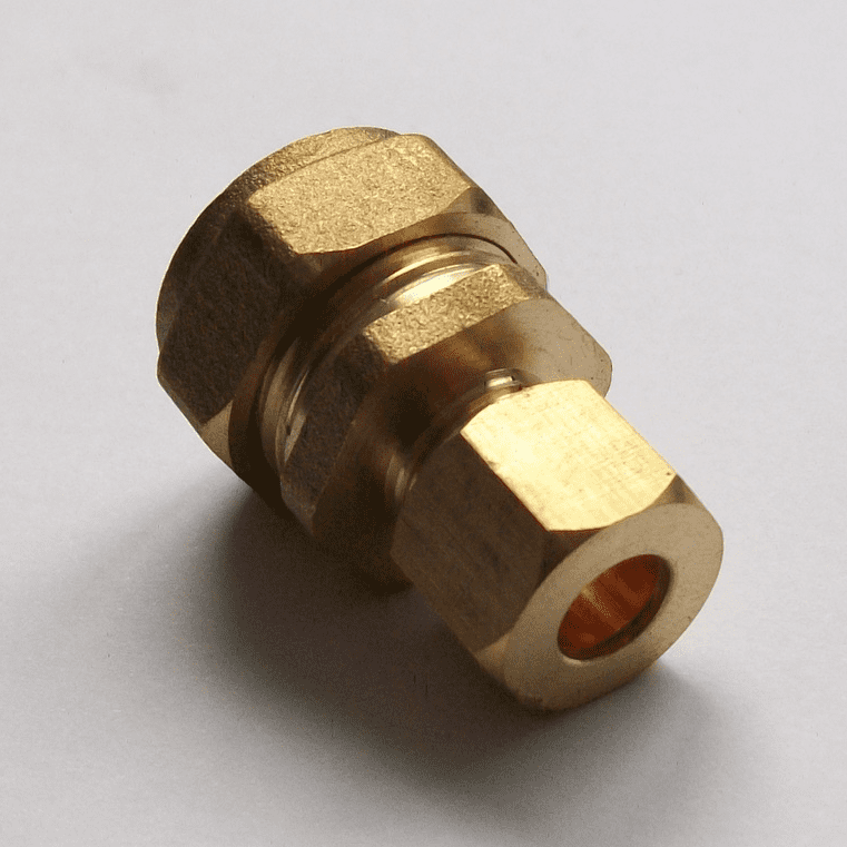 Brass Compression Microbore Reducer 15mm to 8mm 244015RA Plumbers